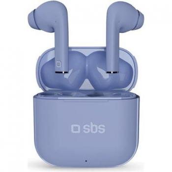 Auriculares True Wireless Stereo (TWS) SBS Beat Free Bluetooth Cian con Control Táctil, 3h de Autonomía, Llamadas/Música/Deporte/Uso Diario