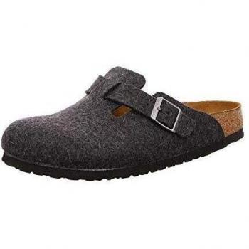 Birkenstock Boston Wool Felt Clogs - Anthracite - Unisex