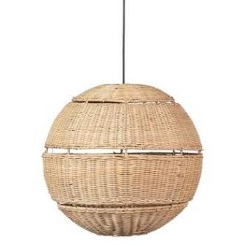 Lámpara de Techo de Mimbre Natural 70x70x55 cm - Adda Home