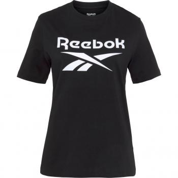 Camiseta de manga corta Reebok Identity Big Logo para mujer en color negro