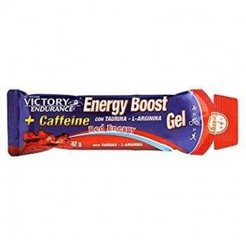 Victory Endurance Weider WVE.124130 - Gel de Energía con Cafeína, Sabor Red Energy, Pack de 24 x 42g