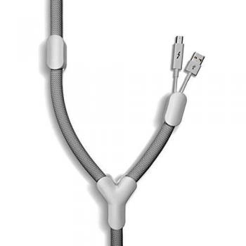 Organizador de Cables Bluelounge Soba Blanco 3m