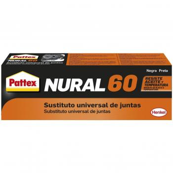 Pattex Nural 60 Sustituto universal de juntas, sellador de juntas para automoción e industria, silicona selladora para juntas de culata, cajas de cambio y más, 1 x 40 ml
