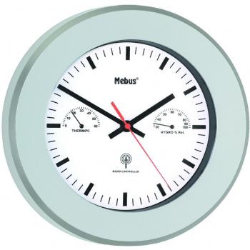 Mebus 41009 Círculo Plata - Reloj de Pared