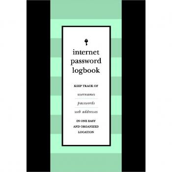 Internet Password Logbook