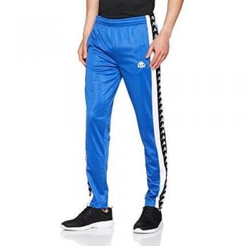 Kappa Luis Auth Pantalones, Hombre, Azul/Negro/Blanco, L