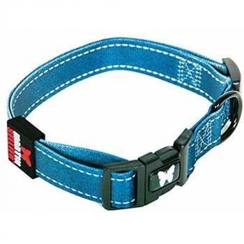 Collar de Nylon para Perro Martin Sellier Reflex Azul 20 mm 40-55 cm