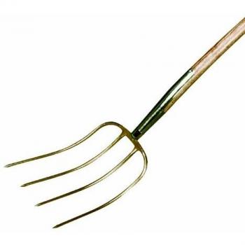 Horquilla de Dungue 4 Dientes Erntekönig con Mango de Fresno de 135 cm y Peso de 1500 g
