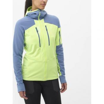 Chaqueta Fina Polar Millet Pierra Ment Verde Flúor Azul Mujer - S