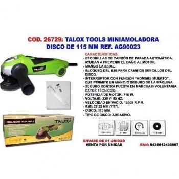 Talox tools miniamoladora 115 710 w ag90023