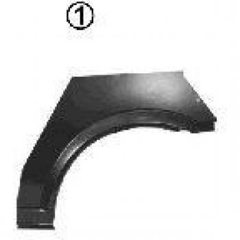 Panel lateral trasero derecho Van Wezel 3742146 para Opel Astra G (1999-2004) versión 3 puertas