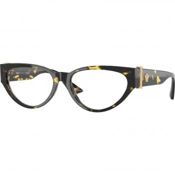 Versace VE3366 Women's Transparent Turtle Cat Eye Acetate Glasses