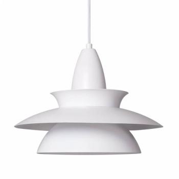LEDBOX Lámpara colgante led PLUTO 12W regulable, blanco, Blanco frío