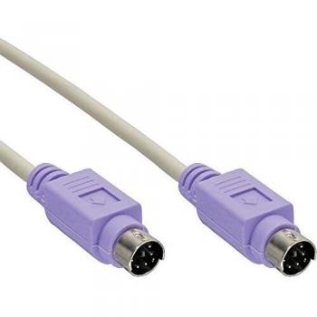 Cable PS/2 InLine® Ficha/Ficha 2m Color Violeta PC 99