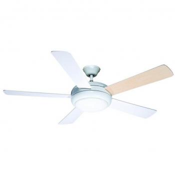 Ventilador de techo motor AC Randy blanco con temporizador y mando a distancia 2xE27
