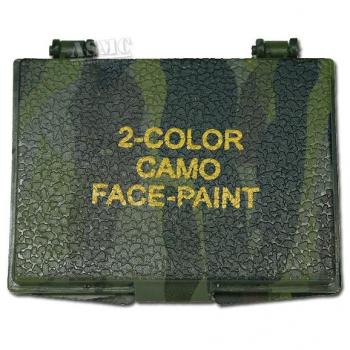 Estuche de pintura de camuflaje con espejo 2-colores MIL-TEC