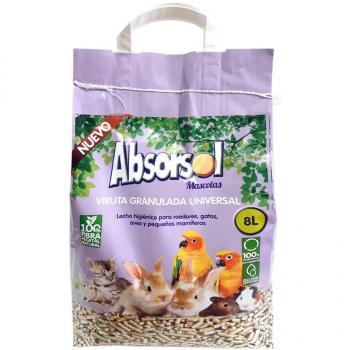 Absorsol Universal Pellet de Madera para Mascotas, 10L/5Kg