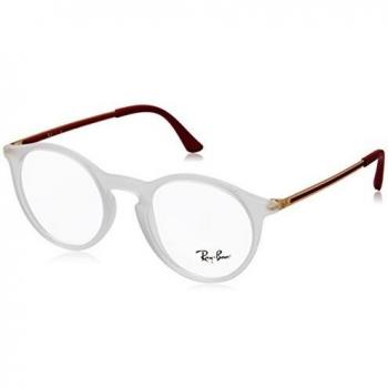 Ray-Ban 5783, Monturas de Gafas para Hombre, Rubber Transparente, 48