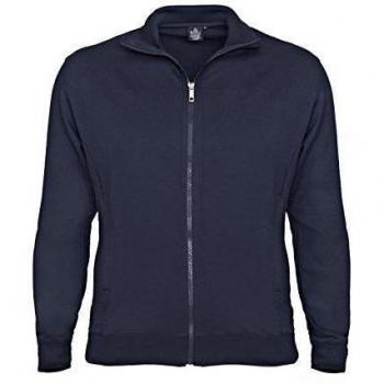 Chaqueta de cremallera de Ahorn Sportswear en tallas especiales hasta 10XL, azul marino - algodón, Negro, 100% algodón, hombre, 7XL