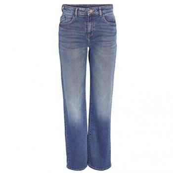 Noisy May NMYOLANDA NW WIDE JEANS AZ308MB NOOS - Vaqueros de mujer tiro medio regular fit - Azul - W27L30 W32L32