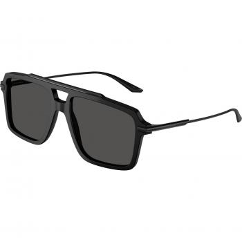 Dolce & Gabbana DG4477 Men's Pilot Sunglasses Black Grey Acetate 56mm