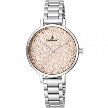 Reloj Radiant Romance Mujer 34mm Beige con Cadena de Bolsillo RA431606
