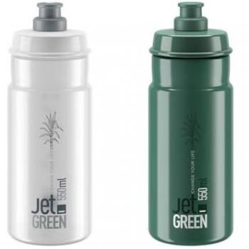 Bidón Elite Jet Verde Oscuro 550ml - Biodegradable y Libre de BPA