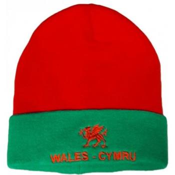 Gorro Wales Gales Bronx Beanie Rojo/Verde One Size