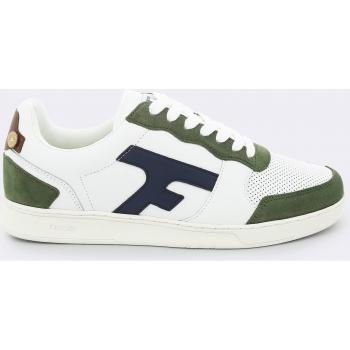 Faguo HAZEL Men's White Suede Leather Sneakers
