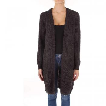 ONLY NOS Onlbernice L/s Cardigan Knt Noos, Chaqueta Punto para Mujer, Gris