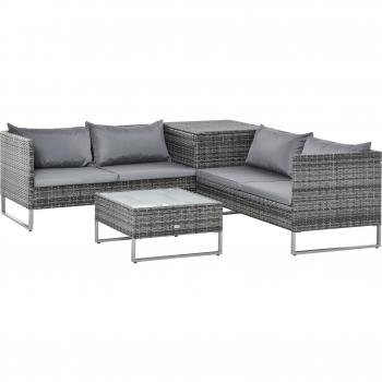 Conjunto de Muebles de Jardín Okavango Outsunny