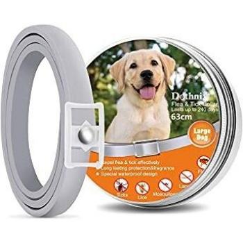 Dothnix Collares Antipulgas Aantiparasitos para Perros y Gatos contra Pulgas, Garrapatas y Mosquitos, 8 Meses de Protección