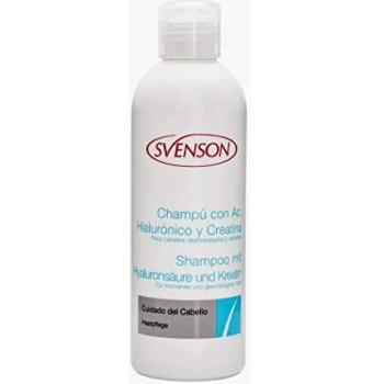Svenson | Champú Hidratante Para Rejuvenecer Tú Cabello | Rico en Acido Hialurónico y Creatina | Mejora la Flexibilidad y el Brillo de tu Pelo | Alta Protección Anti Encrespamiento | 200 ml