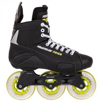 Powerslide Atlas 100 Patines en Línea Hockey con sistema Trinity, ruedas de 100 mm, chasis de aluminio, diseño ligero y cómodo