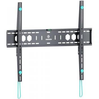Soporte de Pared Fijo Ultra Delgado Onkron UF12 para TV de 60 a 110 Pulgadas, Hasta 120 kg, VESA Máximo 900x600, Color Negro