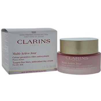 Clarins Multi-Active Night Cream Targets Fine Lines Antioxidant Night Cream - For Dry Skin