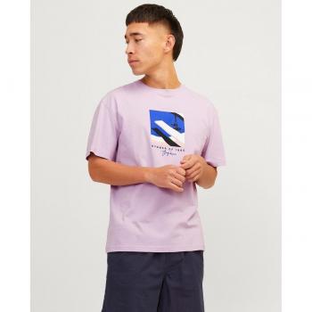 Camiseta de mangas cortas Jack & Jones para hombre con logo central