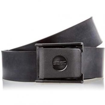 SEAC 0990006 Cinturón de Goma con Hebilla, Hombre, Negro, M/L