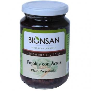 Frijoles con arroz integral ecológico Bionsan 220 g | 2 x 220gr