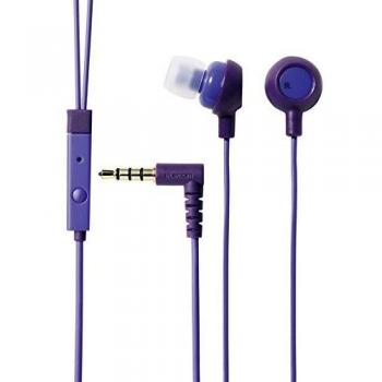 ELECOM 11233 - Auriculares in-ear para smartphone, púrpura