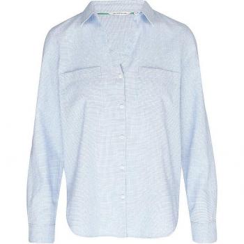 Tom Tailor Blusa de mujer con estructura slub, cuello pico y corte regular, modelo 1035247