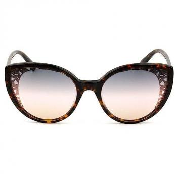 Emilio Pucci Cat Eye Sunglasses EP0182 58mm Brown Gradient Lens One Size