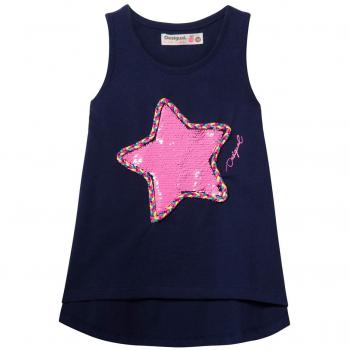 Desigual Girl Knit T-Shirt Straps