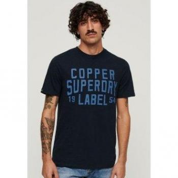 Camiseta Manga Corta Cuello Redondo Copper Label Workwear de Superdry para hombre