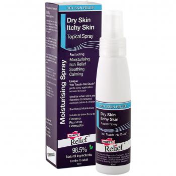 Hope's Relief, Soothing Moisturiser Spray, Dry and Irritated Skin Spot Breakouts from masks and Acne Ezcema Relief, Psoriasis and Dermatitis Treatment, 90ml