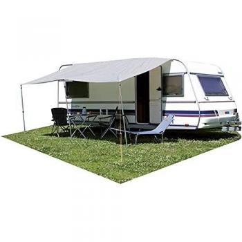 Toldo Universal para Caravana Eurotrail 350 x 240 cm de Poliéster Gris con 3 Pilares