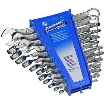 Silverline 633470 - Llaves combinadas, 22 pzas
