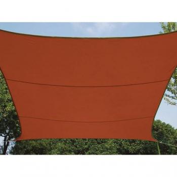 Toldo de vela rectangular terracota Perel GSS4320TR