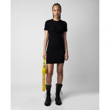 Zadig & Voltaire Mara Mini Dress - Noir - Size XS - Women's Bodycon Dress