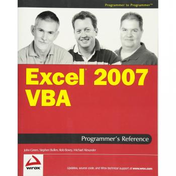 Excel 2007 vba programmers reference programmer to programmer
